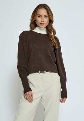 Peppercorn PCAnissa Pullover 5406MET Coffee Bean Brown Meta PC6258
