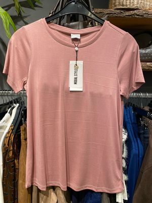 IN FRONT Nina t-shirt Dusty rose 14312