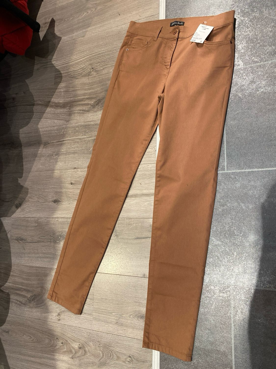 Gafair Stretch/Katoen Dark Brique Serva Broek Uni