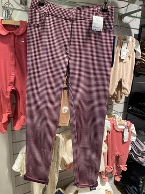 Leona Doris jaquard ruitje Aubergine Leona  233.13.08