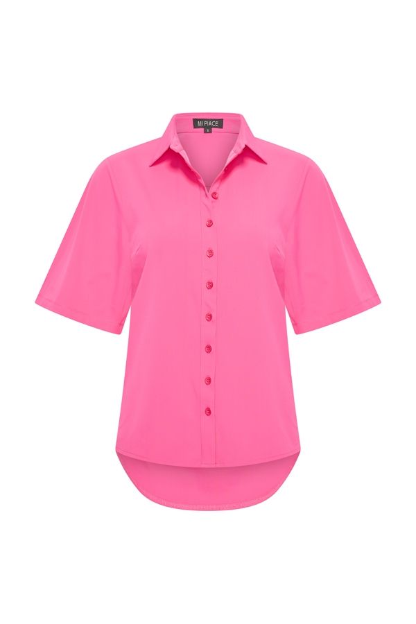 Mi Piace Blouse Wijde Mouw Fuchsia MP202502
