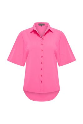 Mi Piace Blouse Wijde Mouw Fuchsia MP202502 Mi Piace Blouse Wijde Mouw Fuchsia MP202502