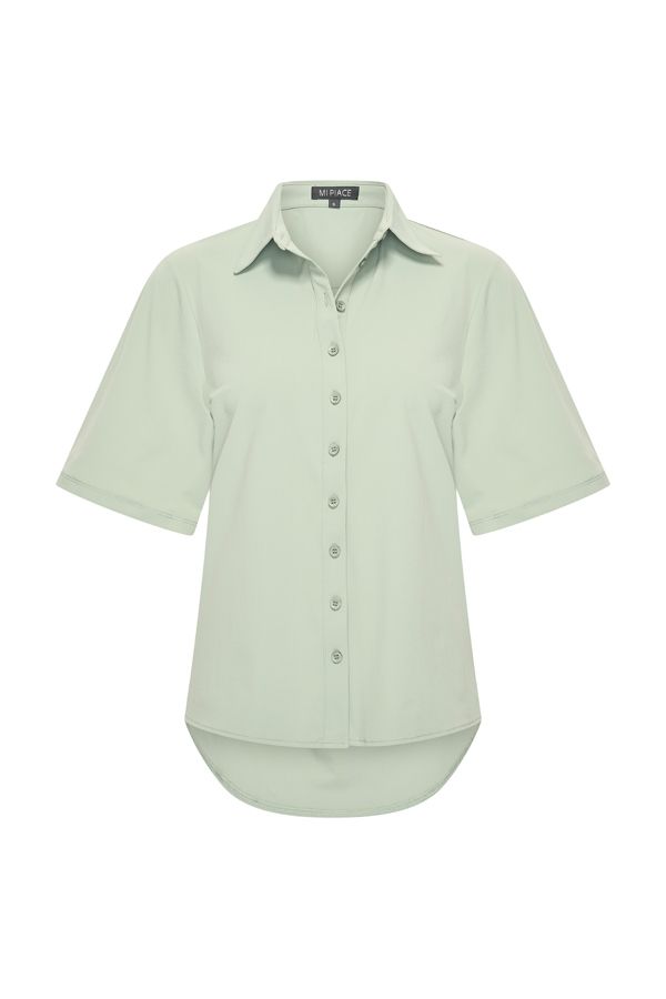 Mi Piace Blouse Wijde Mouw Lilypad MP202502