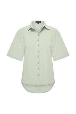 Mi Piace Blouse Wijde Mouw Lilypad MP202502 Mi Piace Blouse Wijde Mouw Lilypad MP202502