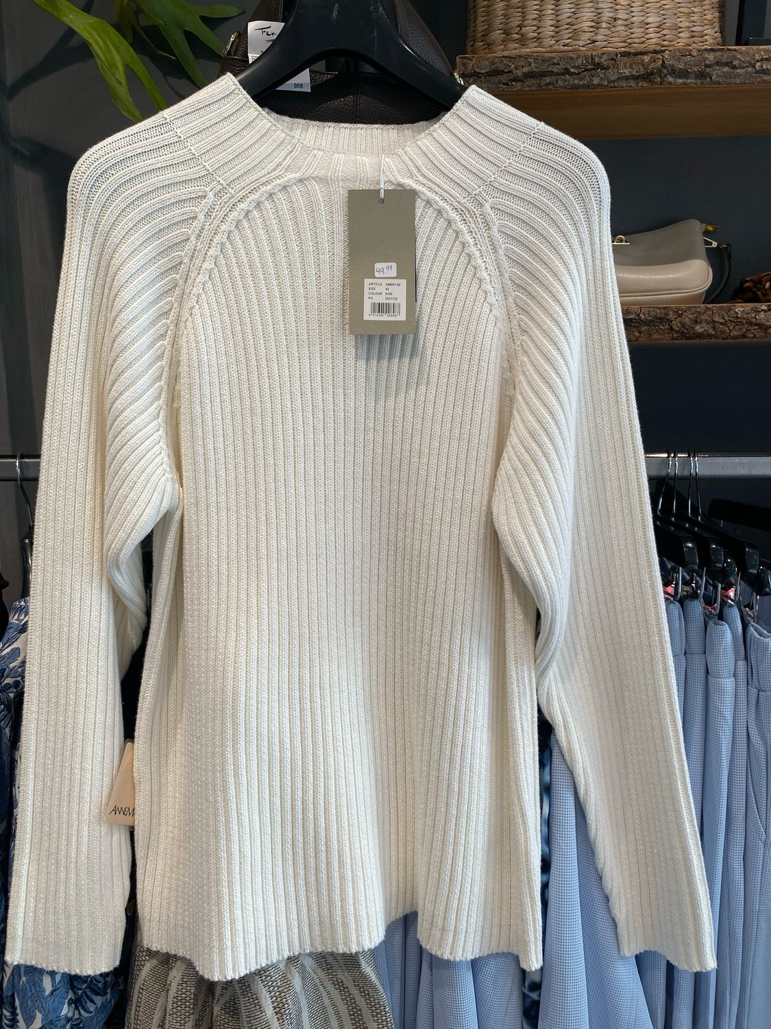 Blue Seven Da Pullover, Stehkragen OFFWHITE 248097-00