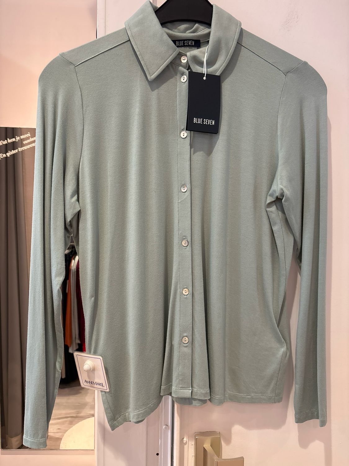 Blue Seven Da Shirtjacke, Kragen AQUA 203542-00