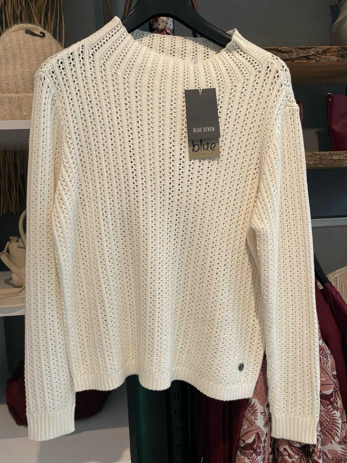 Blue Seven Da Pullover,turtlehals off white 248094-00