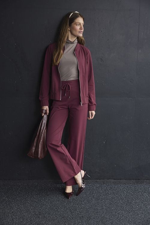 Mi Piace Broek Recht Uni W Burgundy MP202136