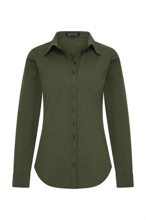 Mi Piace Blouse l/m uni Deep Depth MP60840