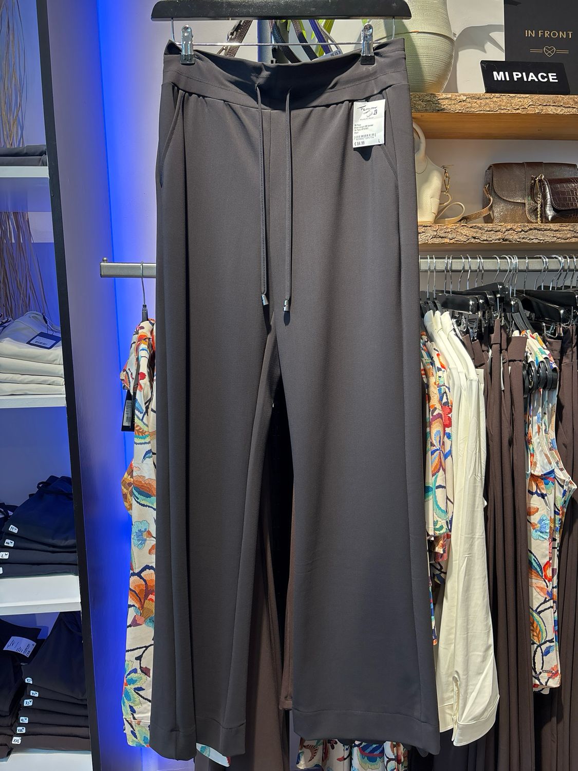 Mi Piace Broek straight 089 bonded Black Mi Piace MP202631