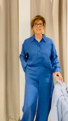 Peppercorn PCGaby Short Shirt 1211M Amparo Blue Mel. PC8609 Peppercorn PCGaby Short Shirt 1211M Amparo Blue Mel. PC8609