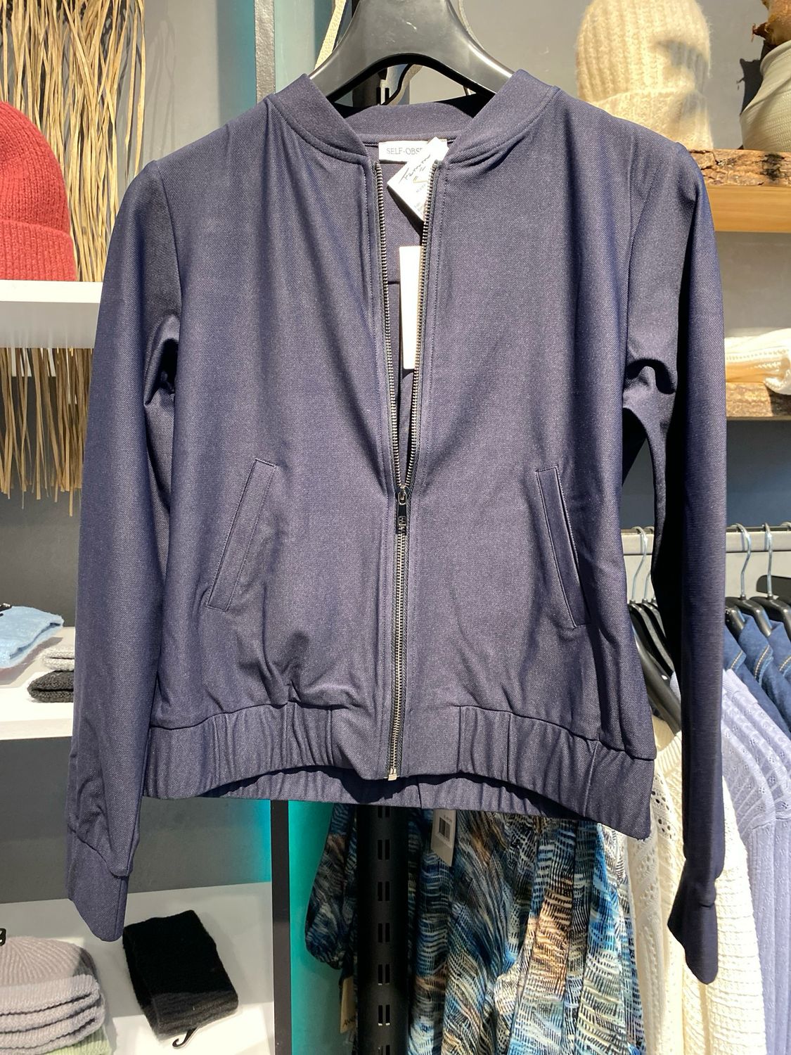 Fiori Bomber rits Marine Fiori K20200106