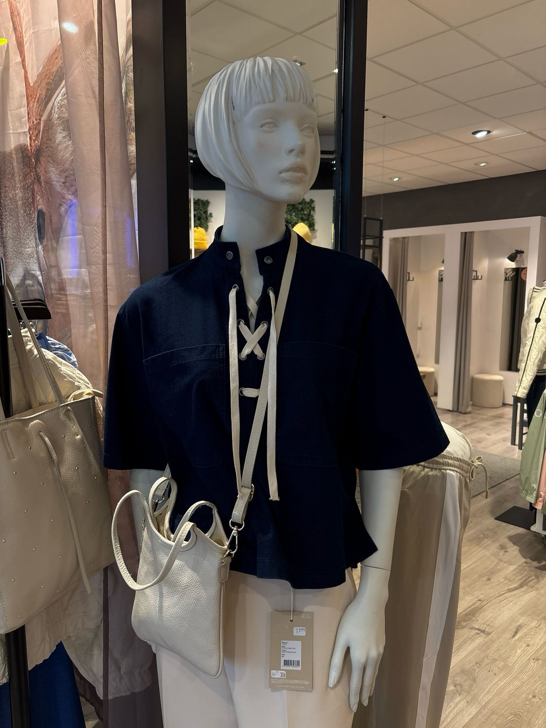 Peppercorn PCNaddie Blouse Dark Denim PC8769
