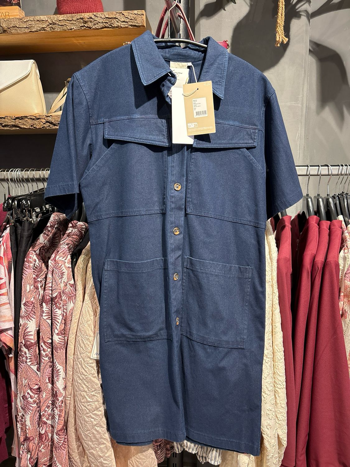 Peppercorn PCNaddie Dress Dark Denim PC8736