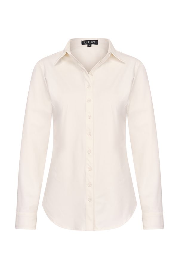 Mi Piace Blouse l/m uni off white MP60840