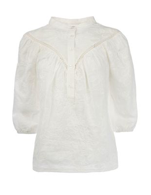 NED Bobin 3/4 Cotton Embroidery Optical White 26S-U405-01 Seasonable NED Bobin 3/4 Cotton Embroidery Optical White 26S-U405-01 Seasonable