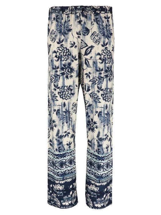 Leona Pantalon print lang Marine Leona 261.37.18