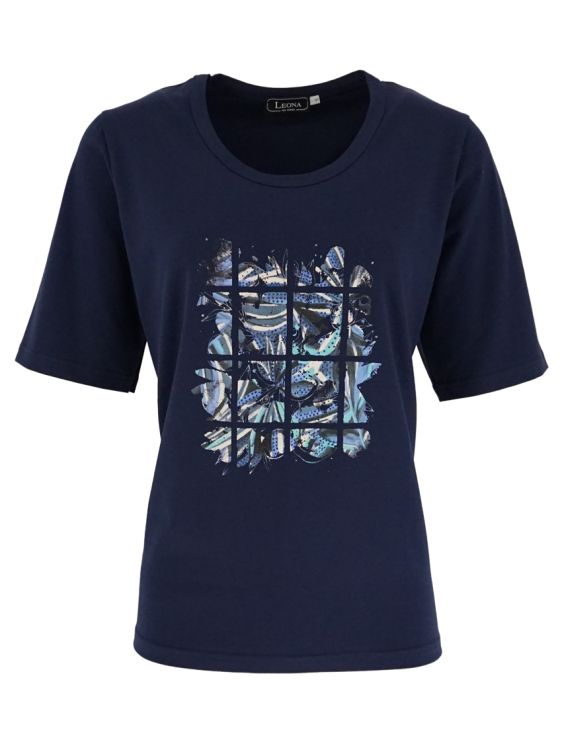 Leona Shirt uni RH km Marine Leona 261.37.20 Leona Shirt uni RH km Marine Leona 261.37.20