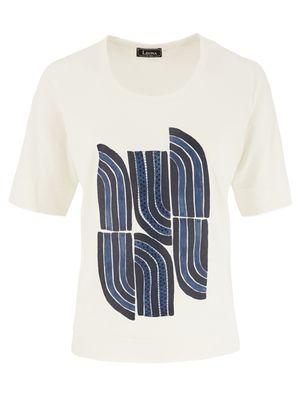 Leona Shirt uni RH km Ecru Leona 261.37.21 Leona Shirt uni RH km Ecru Leona 261.37.21