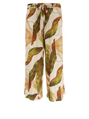 Leona Broek print 7/8 lengte Multicolor Leona 261.38.09 Leona Broek print 7/8 lengte Multicolor Leona 261.38.09