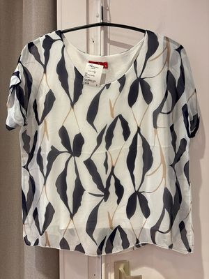 Hegler 031771 Blouse Visc/Zijde Donker Blauw Woergl Hegler 031771 Blouse Visc/Zijde Donker Blauw Woergl