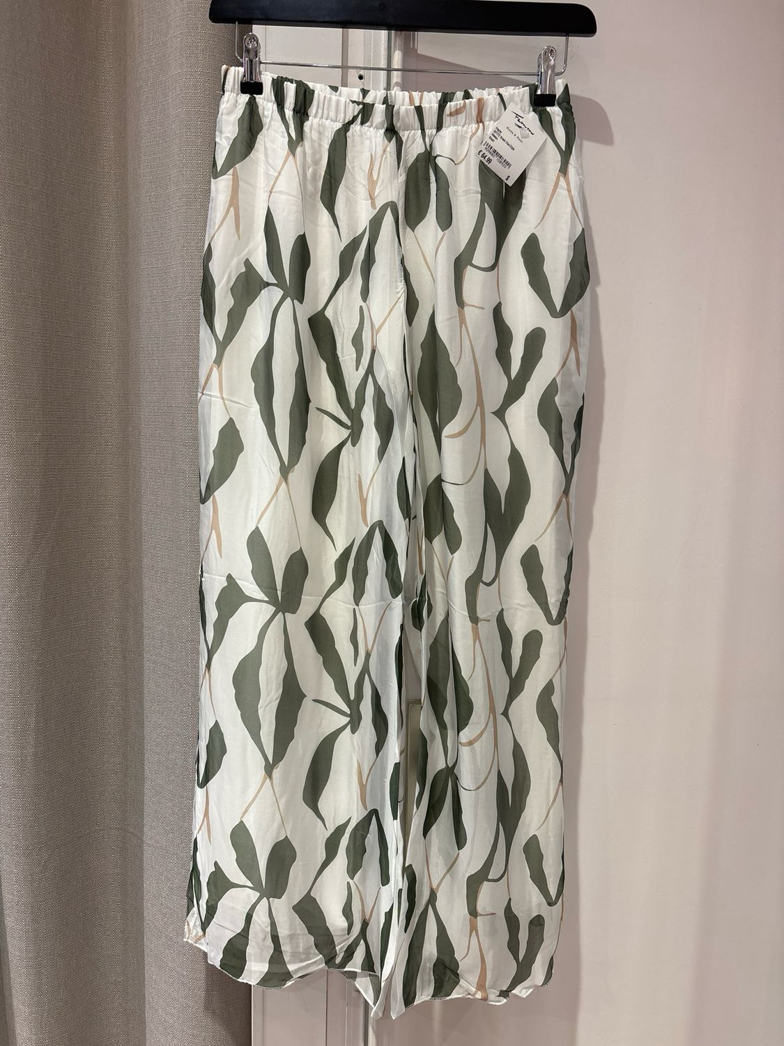 Hegler 031772 Broek Visc/Zijde Khaki Wodan