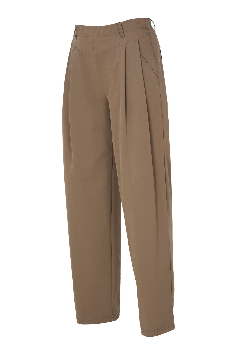 Dreamstar broek plooi TRAVEL Walnut Z26 117 Ploni