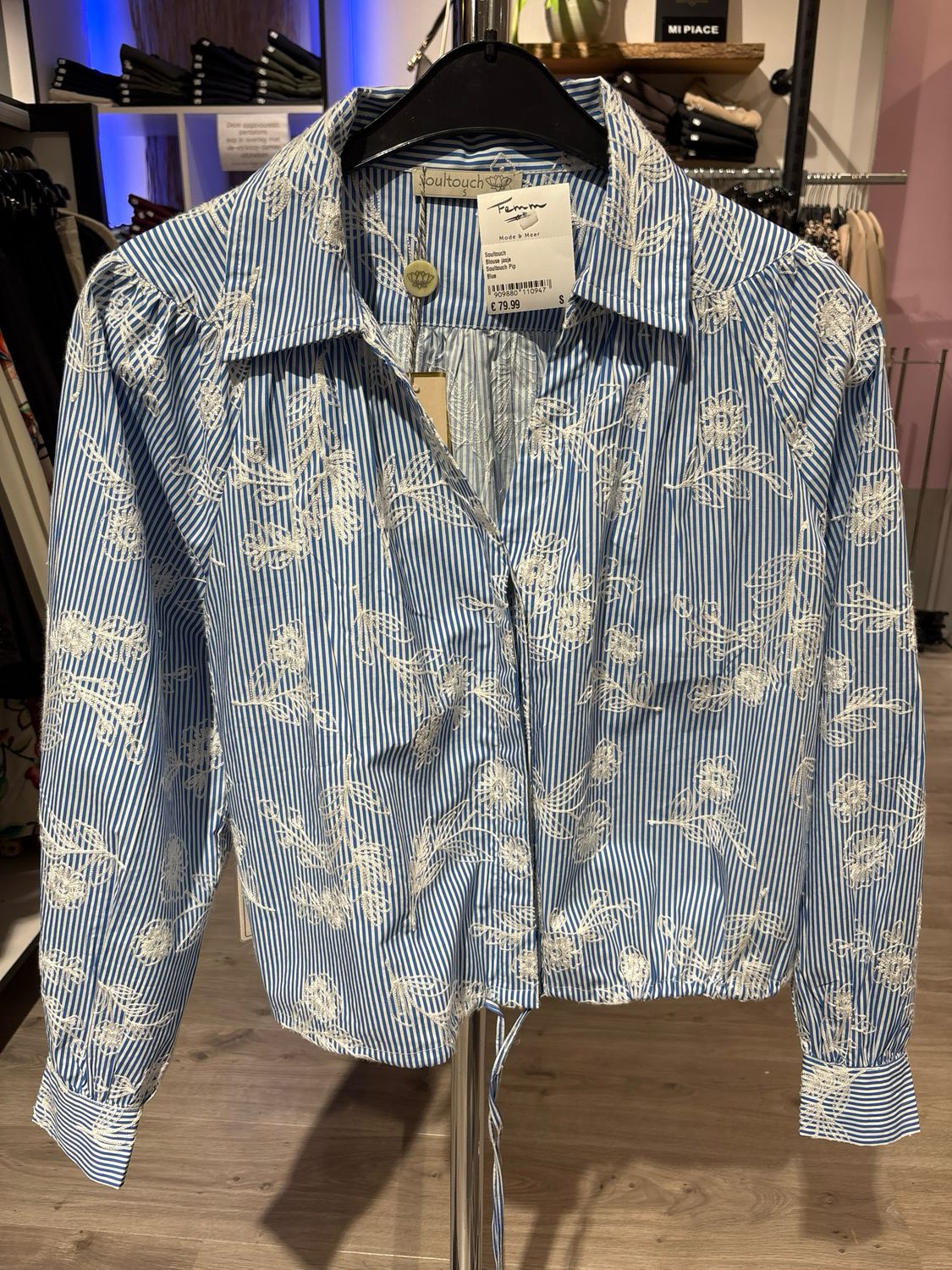 Soultouch Blouse jasje Blue Soultouch Pip