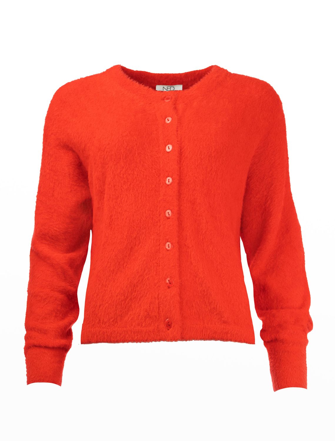 NED Frino LS-RMJ Furry Knit Red 25W1-U172-06