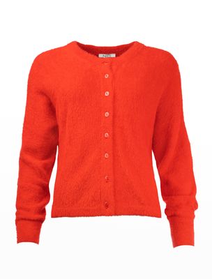 NED Frino LS-RMJ Furry Knit Red 25W1-U172-06 NED Frino LS-RMJ Furry Knit Red 25W1-U172-06