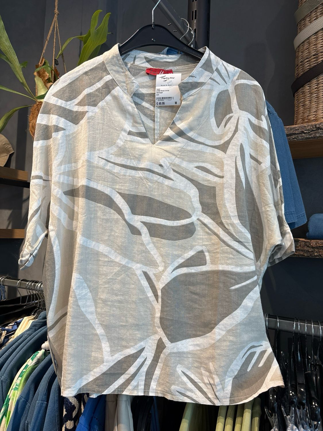 Hegler 031869 Blouse lin/visc Zand Waiblingen