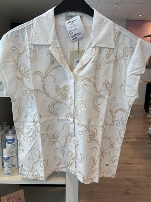 Soultouch blouse km lovers gold Off white Abby Lovers Soultouch blouse km lovers gold Off white Abby Lovers