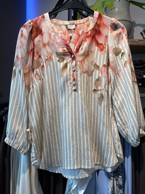 IN FRONT Clear blouse Rose 17061 IN FRONT Clear blouse Rose 17061