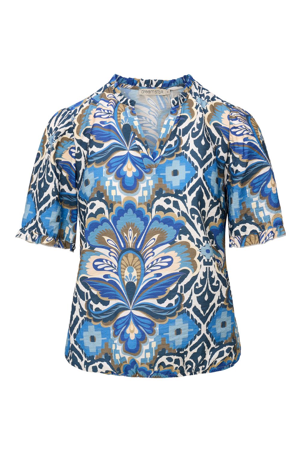 Dreamstar blousetop BAROK Indigo Mix Z26 216 Sjuul