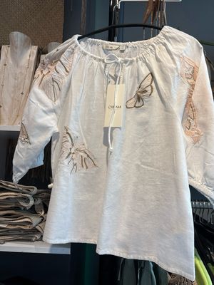 Cream CRBrianna Blouse Snow White 10614856 Cream CRBrianna Blouse Snow White 10614856