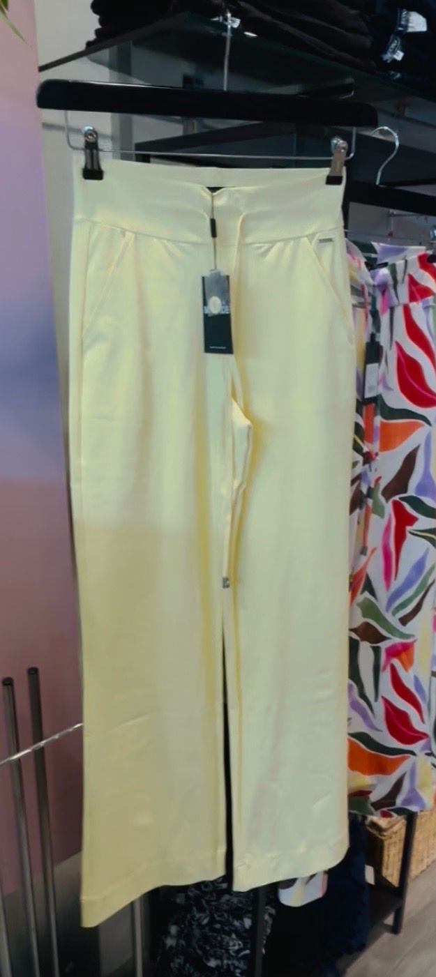 Mi Piace Broek Straight Lemon Yellow MP202136