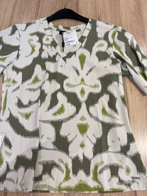 Mi Piace Shirt Onaments print km Olive Ikat MP 202271P Mi Piace Shirt Onaments print km Olive Ikat MP 202271P