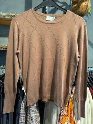 Kaffe KAlizza Argyle Pullover LS Carafe 10512268 Kaffe KAlizza Argyle Pullover LS Carafe 10512268