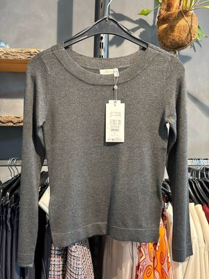Kaffe KAlizza Knit Pullover NO Dark Grey Melange 10510844 Kaffe KAlizza Knit Pullover NO Dark Grey Melange 10510844