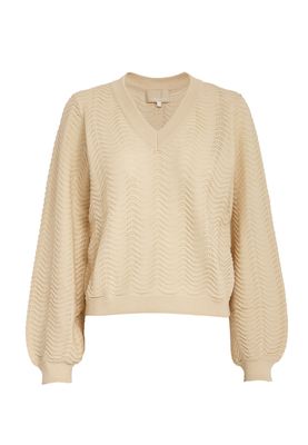 Peppercorn PCRuthia V-Neck Long Sleeve Pullover 0265 Sandshell PC9154 Peppercorn PCRuthia V-Neck Long Sleeve Pullover 0265 Sandshell PC9154