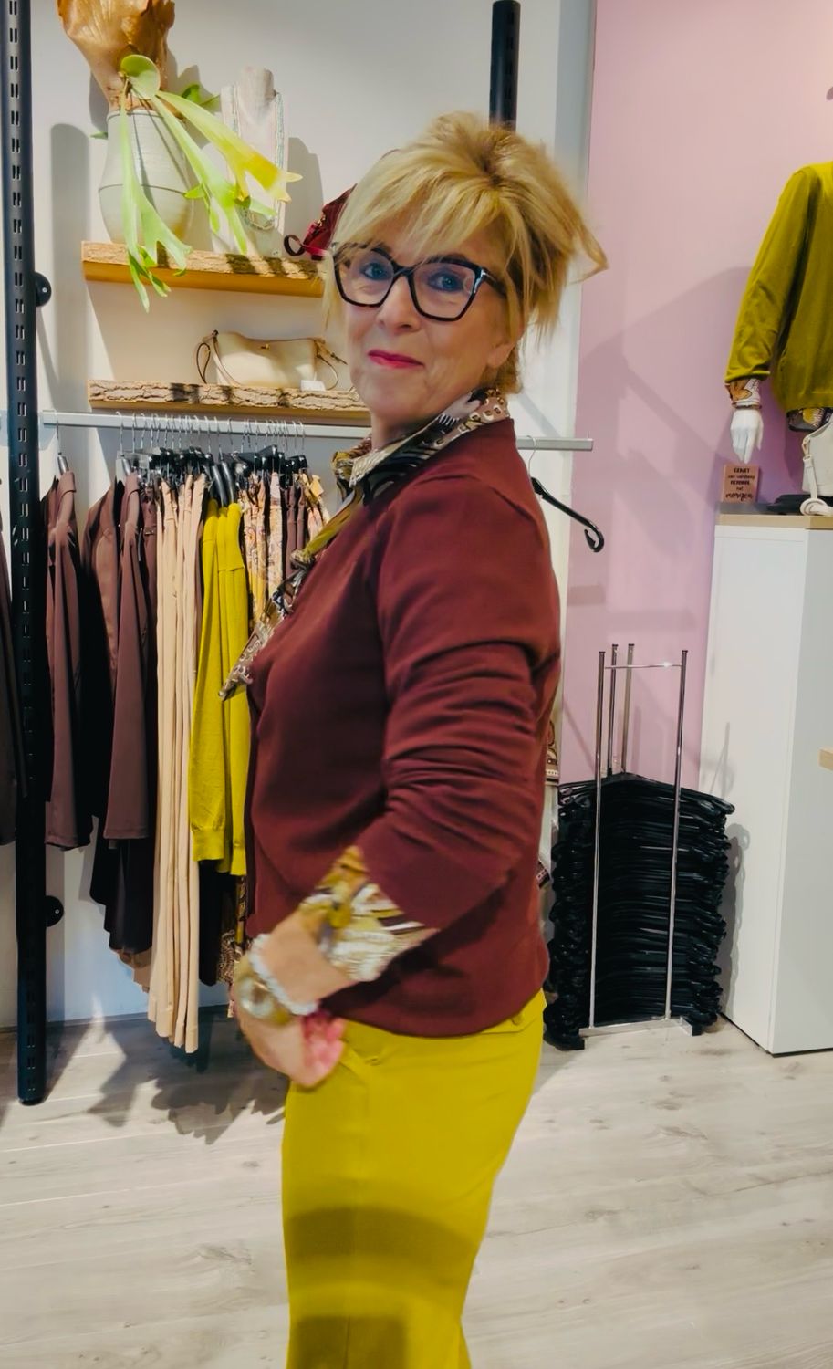 Mi Piace Cardigan Mahogany MP202903