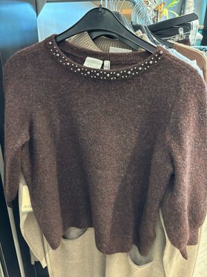 Kaffe KAselly Pullover Fudge Melange 10512296 Kaffe KAselly Pullover Fudge Melange 10512296