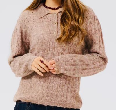 Cream CRJunah Pullover Dark Oat Melange 10614229 Cream CRJunah Pullover Dark Oat Melange 10614229