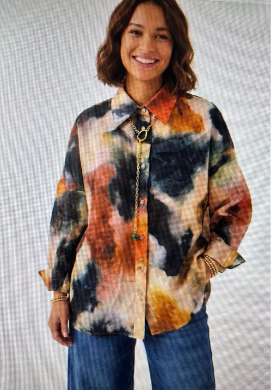Basement Blouse lm lyocel dessin/print Candy blouse