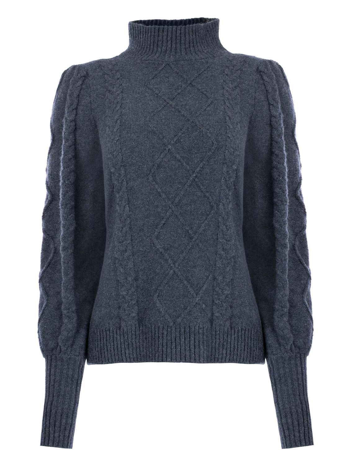 NED International Lindas LS-RML Fine Knit Melange Bijou Blue 26W-U322-03 Seasona