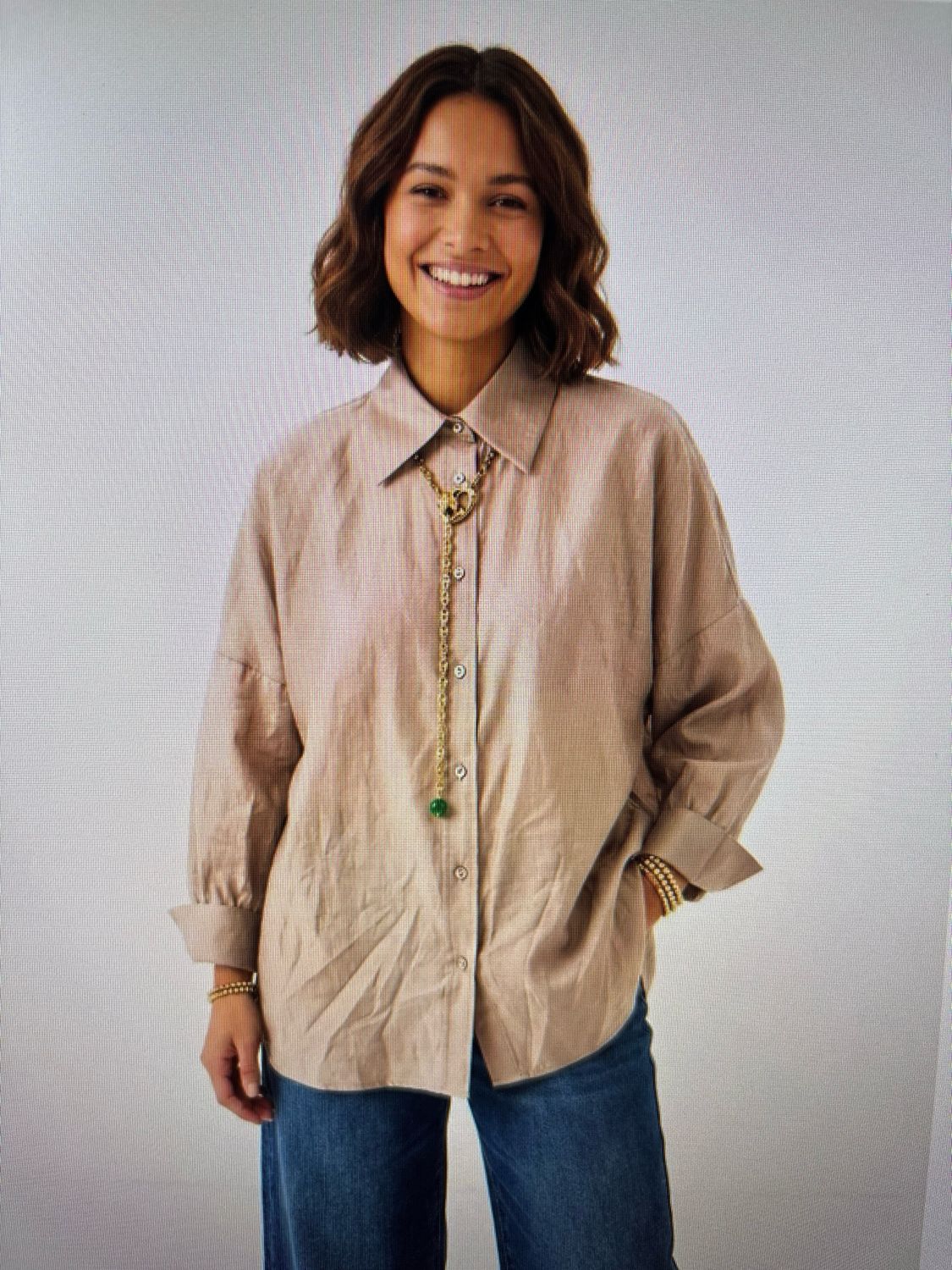 Basement Blouse lm lyocel uni Candy blouse
