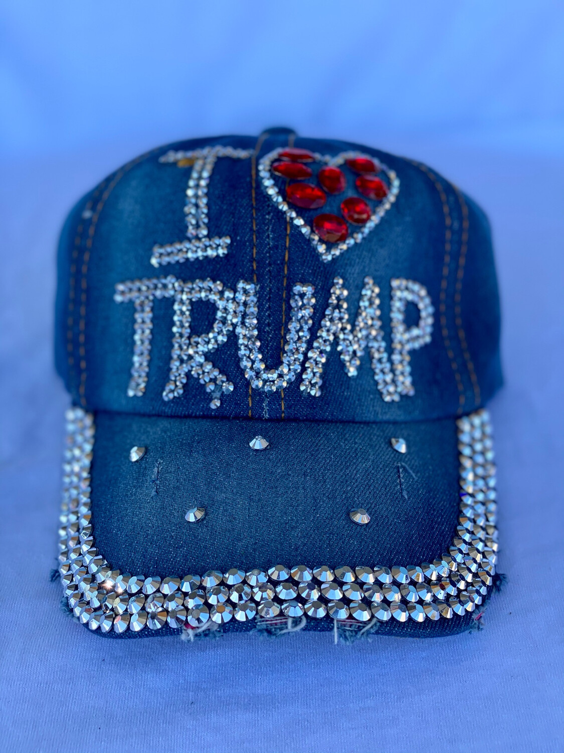 I Love Trump Bling Hat I Love Trump Bling Hat