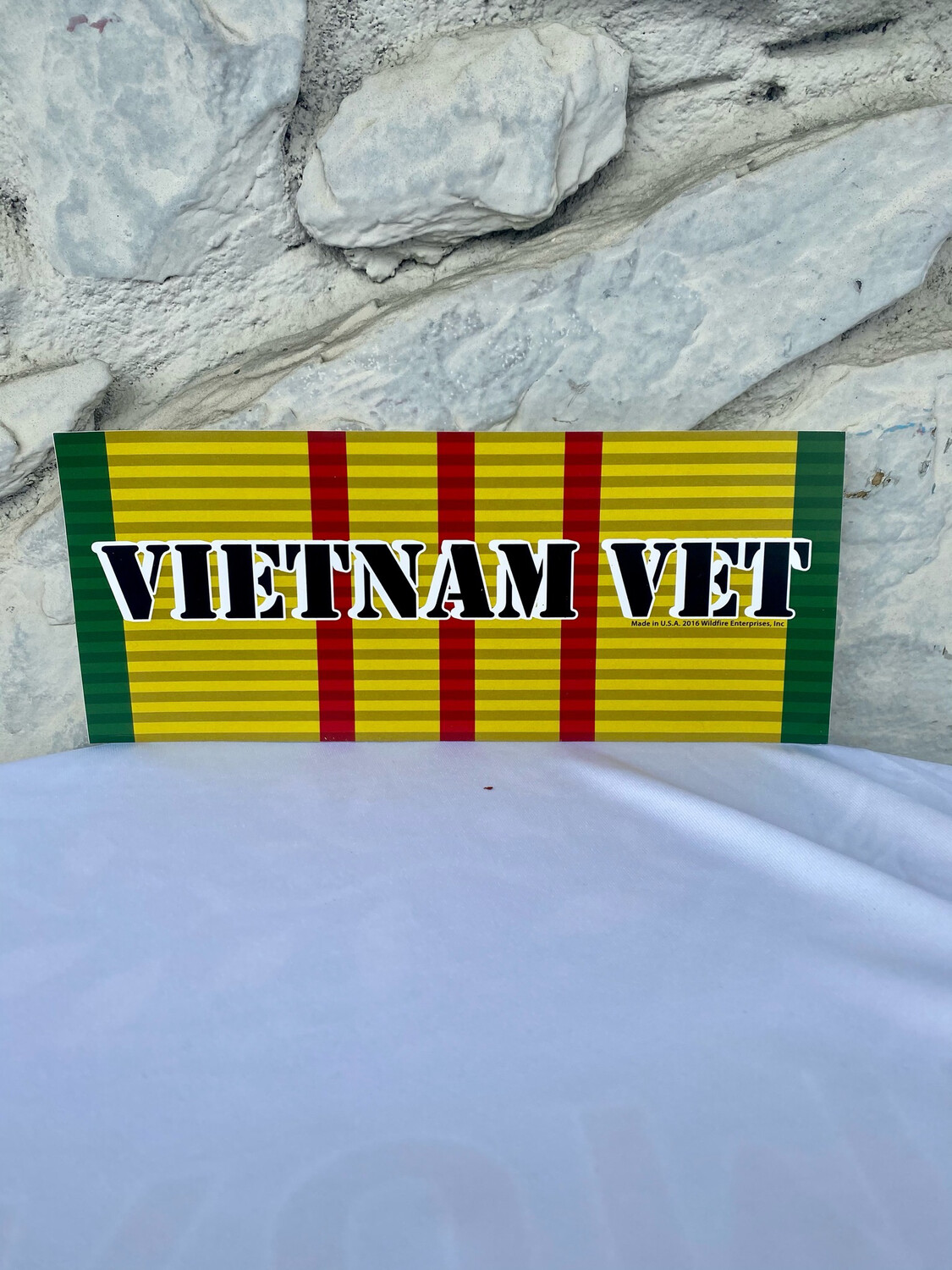 “Vietnam Vet” Bumper Sticker “Vietnam Vet” Bumper Sticker