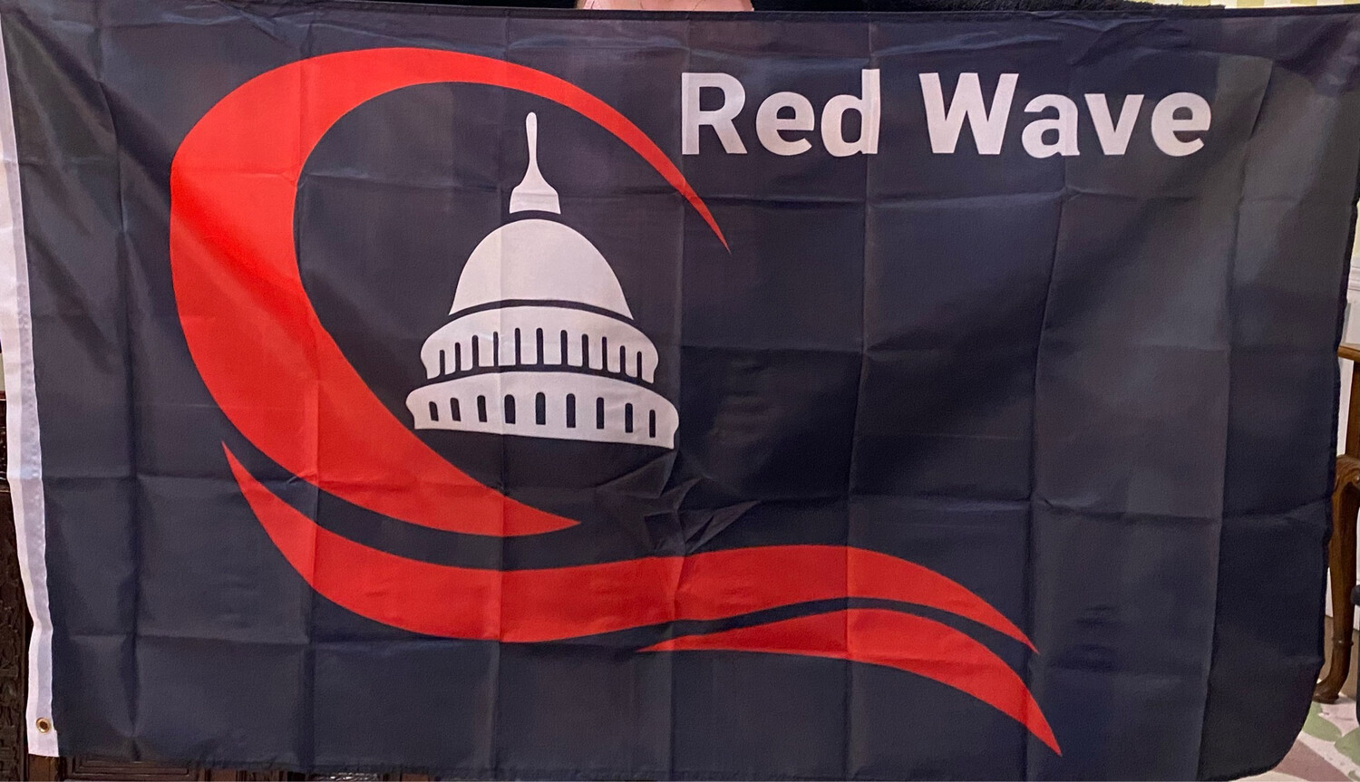 Red Wave Flag