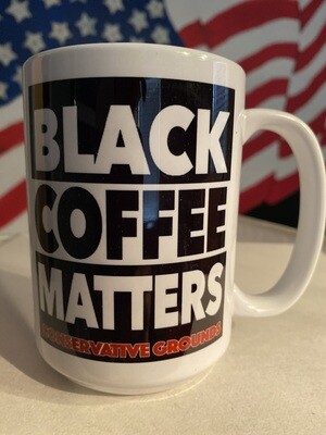 “Black Coffee Matters” Mug